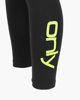 Immagine di ONLY- LEGGINGS NERI CON DETTAGLI GIALLO FLUO DA DONNA, 10110