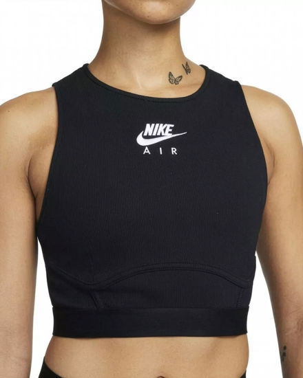 Immagine di NIKE – CANOTTA CROPTOP AIR NERA DA DONNA  – DM6069/010