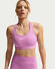 Immagine di NIKE – TOP DA DONNA MAGENTA SWOOSH MEDIUM SUPPORT BRA – DX6821/503