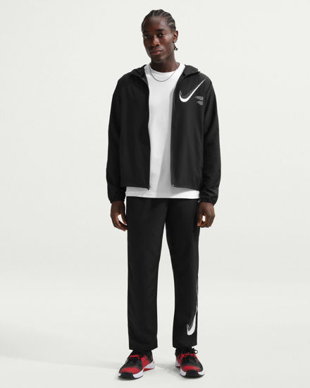 Immagine di NIKE - GIACCA LEGGERA CON CAPPUCCIO FULL ZIP DF FORM GFX  NERA DA UOMO –  IF2199/010