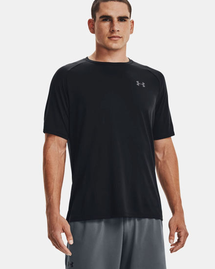 Immagine di UNDER ARMOUR -T-SHIRT MEZZA MANICA TECH 2.0 SS NERA DA UOMO, 1326413_0001