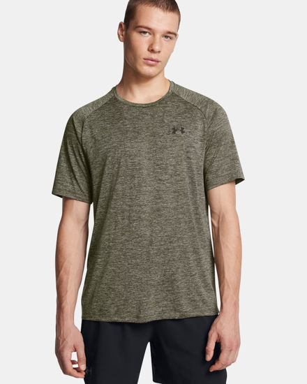 Immagine di UNDER ARMOUR -T-SHIRT MEZZA MANICA TECH 2.0 SS VERDE DA UOMO, 1326413_0390