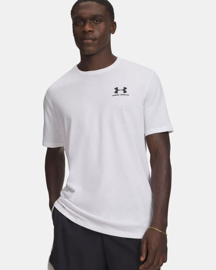 Immagine di UNDER ARMOUR- T-SHIRT MEZZA MANICA SPORTSTYLE  BIANCA DA UOMO, 1326799_0100