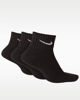 Immagine di NIKE - SET 3 PAIA CALZE ALLA CAVIGLIA IN TESSUTO TRASPIRANTE NERI, SX4926/001