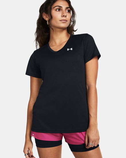 Immagine di UNDER ARMOUR - T-SHIRT MEZZA MANICA TECH PIXELATE SSC NERA DA DONNA, 1384229_0001