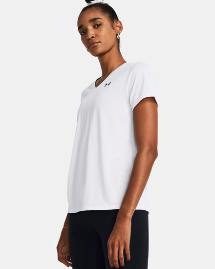 Immagine di UNDER ARMOUR- T-SHIRT MEZZA MANICA TECH PIXELATE SSC BIANCA DA DONNA, 1384229_0100