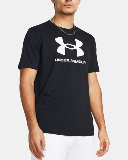 Immagine di UNDER ARMOUR- T-SHIRT MEZZA MANICA SPORTSTYLE LOGO UPDATE SS NERA DA UOMO, 1382911_0001