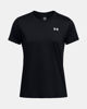 Immagine di UNDER ARMOUR -T-SHIRT MEZZA MANICA TECH SSC - SOLID NERA  DA DONNA, 1384231_0001