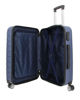 Immagine di LAURA BIAGIOTTI - TROLLEY BLU IN ABS E 4 RUOTE DOPPIE CON STAMPA TARTARUGATA