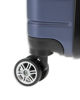 Immagine di LAURA BIAGIOTTI - TROLLEY BLU IN ABS E 4 RUOTE DOPPIE CON STAMPA TARTARUGATA