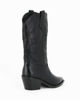 Immagine di NUA' - Stivale texano nero con zip laterale, tacco 6CM