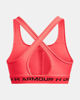 Immagine di UNDER ARMOUR - REGGISENO SPORTIVO CROSSBACK MID BRA ARANCIONE FLUO  CON DETTAGLI NERI  DA DONNA, 1361034_0629
