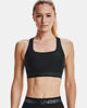 Immagine di UNDER ARMOUR - REGGISENO SPORTIVO CROSSBACK MID BRA NERO  CON DETTAGLI GRIGI DA DONNA, 1361034_0001