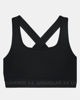 Immagine di UNDER ARMOUR - REGGISENO SPORTIVO CROSSBACK MID BRA NERO  CON DETTAGLI GRIGI DA DONNA, 1361034_0001