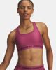 Immagine di UNDER ARMOUR - REGGISENO SPORTIVO CROSSBACK MID BRA MALVA  CON DETTAGLI NERI DA DONNA, 1361034_0659