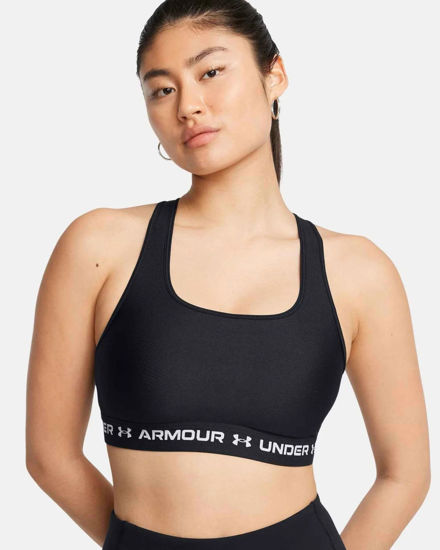 Immagine di UNDER ARMOUR - REGGISENO SPORTIVO CROSSBACK MID BRA NERO   DA DONNA, 1361034_0011