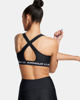 Immagine di UNDER ARMOUR - REGGISENO SPORTIVO CROSSBACK MID BRA NERO  CON DETTAGLI BIANCHI  DA DONNA, 1361034_0006