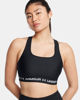 Immagine di UNDER ARMOUR - REGGISENO SPORTIVO CROSSBACK MID BRA NERO  CON DETTAGLI BIANCHI  DA DONNA, 1361034_0006