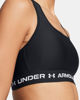 Immagine di UNDER ARMOUR - REGGISENO SPORTIVO CROSSBACK MID BRA NERO  CON DETTAGLI BIANCHI  DA DONNA, 1361034_0006