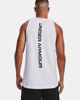 Immagine di UNDER ARMOUR - CANOTTA BASELINE COTTON TANK BIANCA DA UOMO, 1361901_0100
