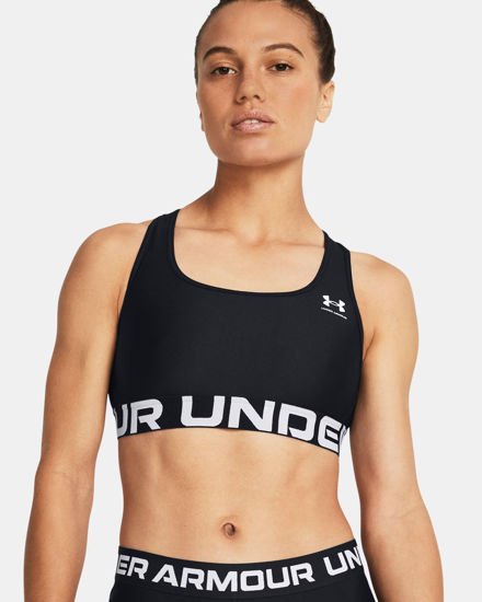 Immagine di UNDER ARMOUR - REGGISENO SPORTIVO HG AUTHENTICS MID BRANDED NERO DA DONNA, 1383544_0001