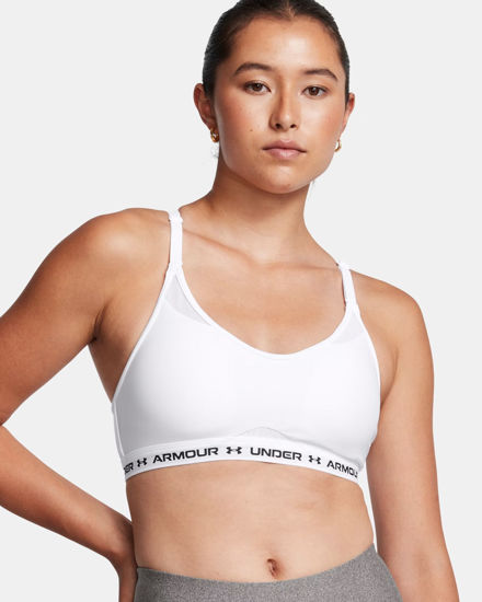 Immagine di UNDER ARMOUR - REGGISENO SPORTIVO CROSSBACK LOW BRA ULTIMAT BIANCO  DA DONNA, 1386424_0100