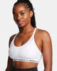 Immagine di UNDER ARMOUR - REGGISENO SPORTIVO CROSSBACK LOW BRA ULTIMAT BIANCO  DA DONNA, 1386424_0100