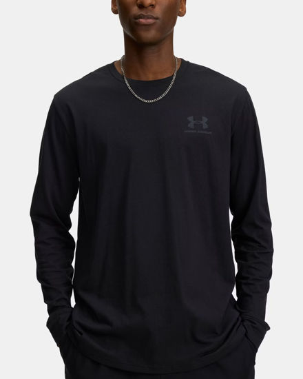Immagine di UNDER ARMOUR - T-SHIRT MANICA LUNGA SPORTSTYLE LEFT CHEST LS NERA DA UOMO, 1329585_0002