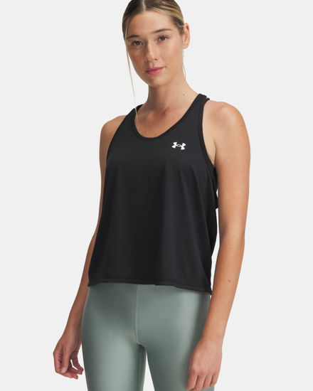 Immagine di UNDER ARMOUR - CANOTTA TECH SWING TANK NERA DA DONNA, 1389854_0001