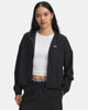 Immagine di UNDER ARMOUR - GIACCA LEGGERA CON CAPPUCCIO FULL ZIP RIVAL WOVEN JKT HD NERA DA DONNA , 6004849_0005