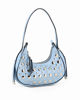 Immagine di NARDINI - Minibag blu con borchie metalliche argentate