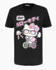 Immagine di HELLO KITTY - Tshirt manica corta nera in cotone da donna