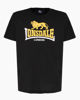 Immagine di LONSDALE - Tshirt manica corta nera con logo in cotone
