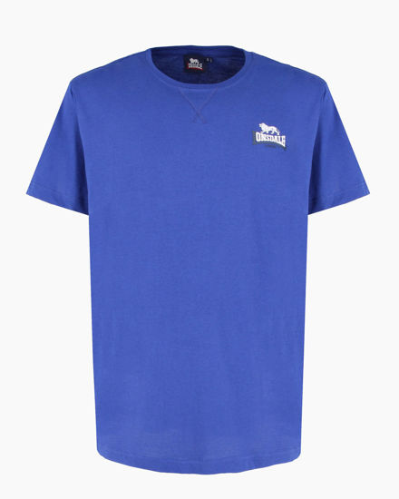 Immagine di LONSDALE - Tshirt manica corta blu elettrico con logo in cotone