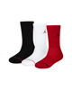 Immagine di NIKE JORDAN -  SET CALZE 3 PAIA JUMPMAN CREW 3PP BIANCHE ROSSE E NERE, UJ0010/R78