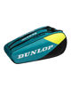 Immagine di DUNLOP - BORSONE PORTA RACCHETTE CX CLUB X 6 TEAL VERDE PETROLIO, NERO E GIALLO, 10364027