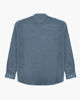 Immagine di BLUE LEMON - OVER CAMICIA MANICA LUNGA LINO BLU AVIO COLLO COREANO