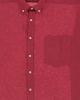 Immagine di BLUE LEMON - Camicia over manica corta corallo con collo coreano in lino