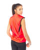 Immagine di WAIKIKI RUN - SMANICATO FULL ZIP CORALLO FLUO E NERA DA DONNA - RITA