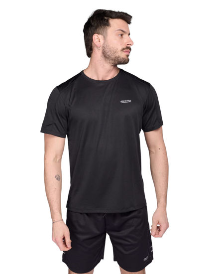 Immagine di WAIKIKI RUN - T-SHIRT MEZZA MANICA SPORTIVA NERA DA UOMO - ARGO