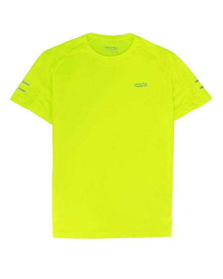 Immagine di WAIKIKI RUN - T-SHIRT MEZZA MANICA SPORTIVA GIALLO FLUO DA UOMO - ARGO