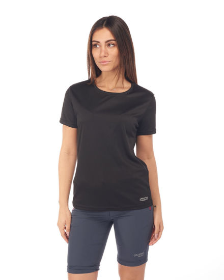 Immagine di WAIKIKI RUN - T-SHIRT MEZZA MANICA NERA DA DONNA - ISIDE