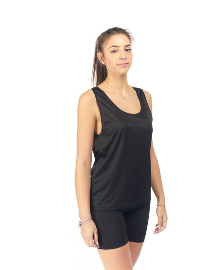 Immagine di WAIKIKI RUN - CANOTTA SPORTIVA NERA DA DONNA - ASIA
