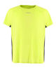 Immagine di WAIKIKI RUN - T-SHIRT SPORTIVA JAQUARD WAFFLE IN MESH TRASPIRANTE  GIALLA FLUO E NERA DA UOMO - PEPE