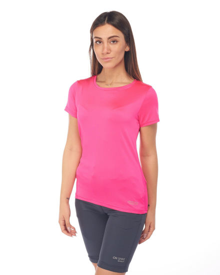 Immagine di WAIKIKI RUN - T-SHIRT MEZZA MANICA SPORTIVA FUXIA DA DONNA - LORELLA