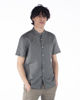 Immagine di BLUE LEMON - Camicia manica corta militare collo coreano in lino