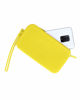 Immagine di RIFLE - Pochette gialla in silicone con polsiera