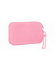 Immagine di RIFLE - Pochette rosa in silicone con polsiera