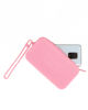 Immagine di RIFLE - Pochette rosa in silicone con polsiera
