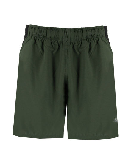 Immagine di WAIKIKI RUN - PANTALONCINO DA RUNNING VERDE SCURO CON DETTAGLI NERI, RUFO